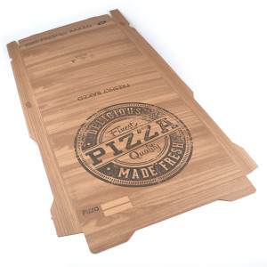 50 Stück Pizzakartons, Modell "Metro", kraft (Größe 40 × 40 × 5 cm)