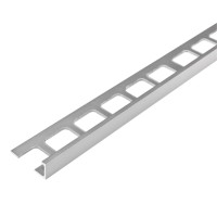 1 Stück Winkel-Abschlussprofil DURAL Classic CL 1051 Aluminium eloxiert, H=10 mm, L=250 cm, silber
