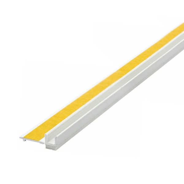1 Stab PVC-Anputzdichtleiste mit Schutzlippe und Dichtband f&uuml;r innen TNS 106B, 6 mm, wei&szlig;, 240 cm