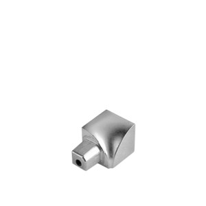 1 Stück Viertelkreis-Innenecke DURAL Durondell DRE 80-SF-YI ECO Metalldruckguss Feinschliff, H=8 mm