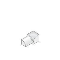Viertelkreis-Innenecke DURAL Durondell DRE 100-SF-YI ECO Metalldruckguss Feinschliff, H=10 mm