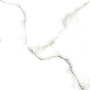 1 Paket (1,44 m²) Feinsteinzeug Fliesen CARRARA (60 × 60 cm), poliert