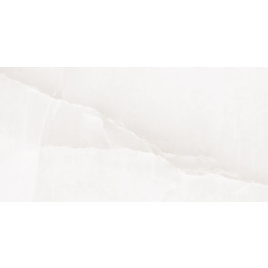 1 Paket (1,44 m²) Feinsteinzeug Fliesen ONYX WHITE (60 × 120 cm), poliert