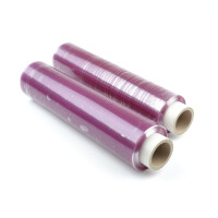 4 Rollen PVC-Frischhaltefolie, lila (Breite 30 cm, 800 gr.), lose
