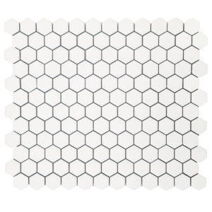 1 Stück (0,075 m²) Mosaik Fliesen WHITE SMALL...