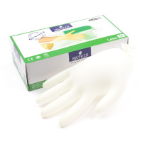 100-1000 Stück Latex Handschuhe (Größen S, M, L, XL), beige
