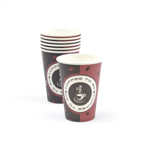 500-2500 Stück Coffee To Go Becher "made in Germany" (Ø 70 mm), 180 ml