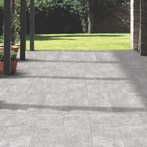 1 Paket (0,72 m²) Terrassenplatten BREMEN GREY (60 × 60 cm), matt