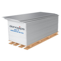 1 Stück (1,56 m²) DANO® Fix Gipsplatte A/GKB (2600×600 mm), grau, 12,5 mm