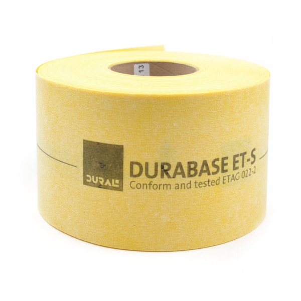 1 Rolle DURAL Dichtband DURABASE ET-S 120-50 (Breite 12 cm), gelb, 50 m