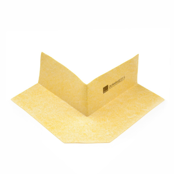 1 Stück DURAL Außenecke DURABASE ET-S FX (Schenkellänge: 120 × 120), gelb