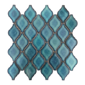 1 Stück (0,0698  m²) Mosaik Fliesen BLUE...