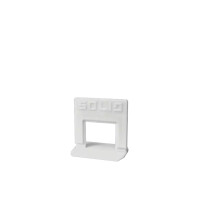 1 Packung (100 Stück) Zuglaschen SOLID für Fliesen Nivelliersystem (FB=1,5 mm), standard, Kunststoff, weiß