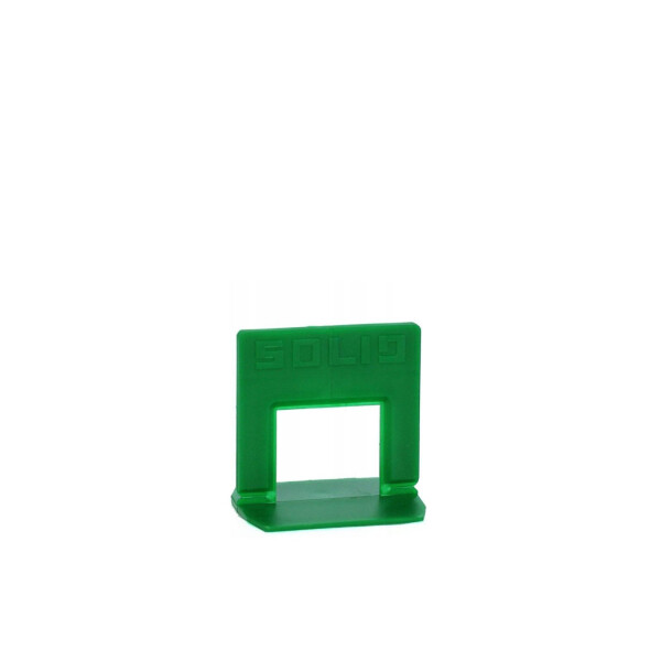 1 Packung (100 Stück) Zuglaschen SOLID für Fliesen Nivelliersystem (FB=3 mm), standard, Kunststoff, grün