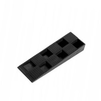 1 Packung (20 Stück) Montage Keile SOLID, medium (15 × 43 × 87 mm), Kunststoff, schwarz