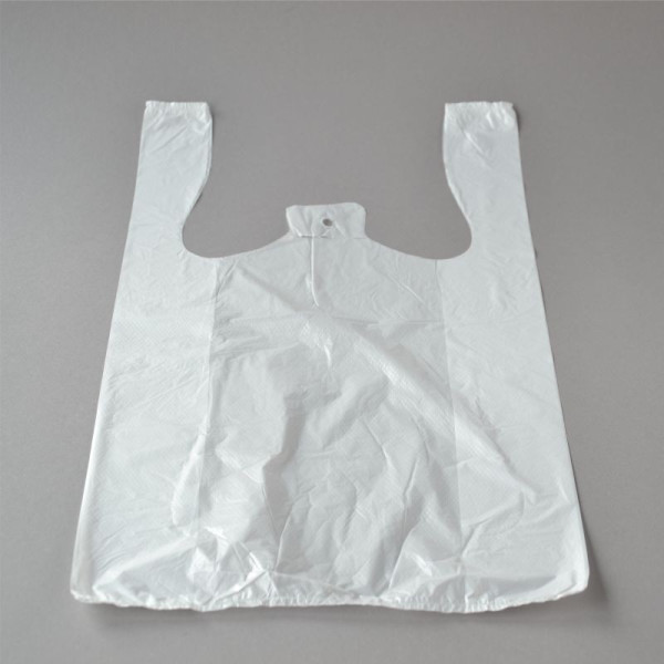 2000 Stück Hemdchentragetaschen (28+14×48 cm), weiß