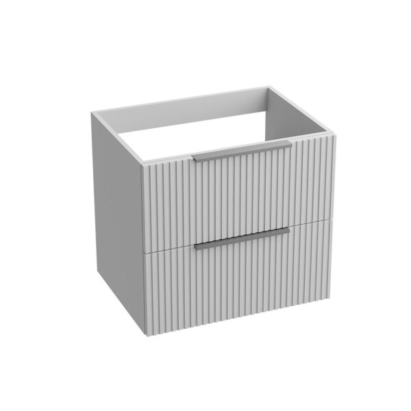Waschtischunterschrank OKLAHOMA WHITE 600 mit 2 Schubladen, wandhängend (605×460×542 mm), matt, weiß